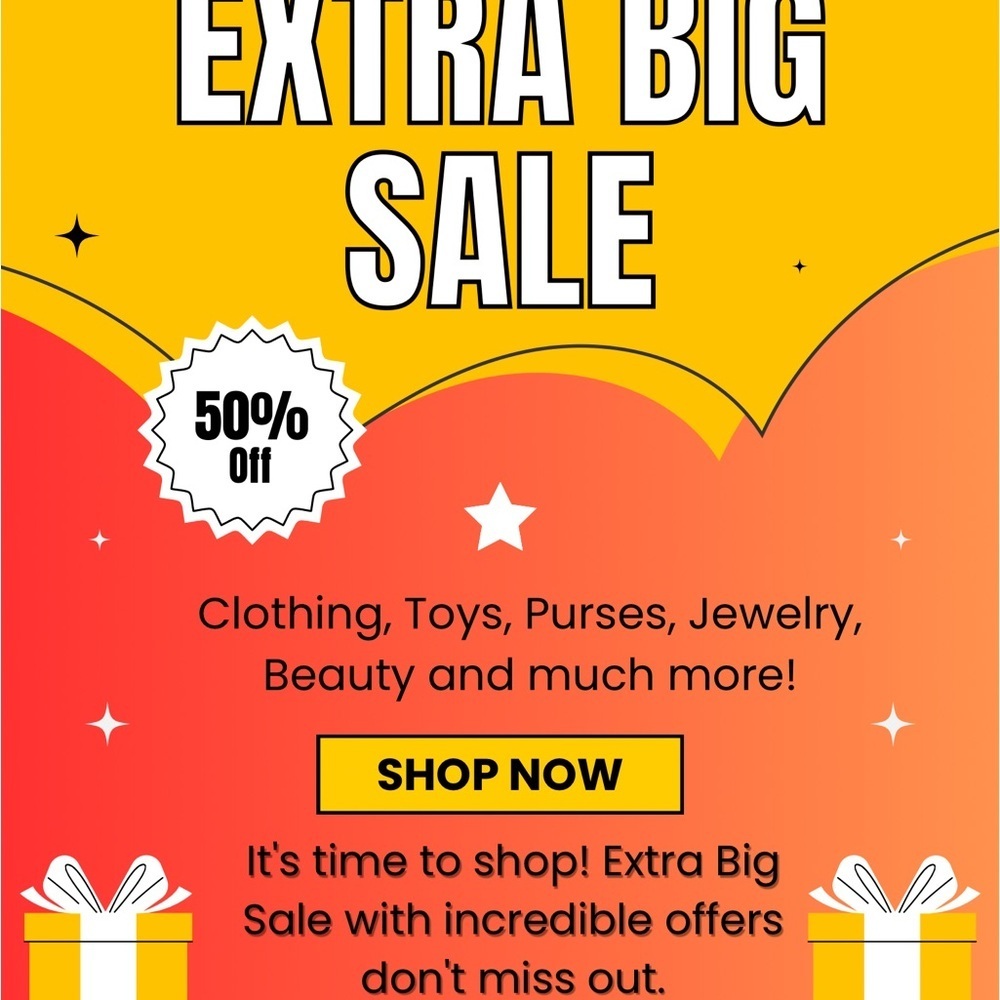 Up to 50% Off Extra Big Sale